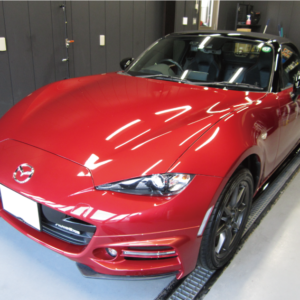 お客様：S様<br>車種名：マツダロードスター<br>コース名：UPコート７G
