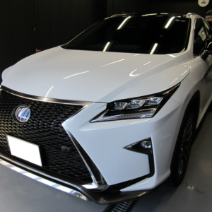 お客様：ひたちなか市　O様<br>車種名：レクサス　RX　<br>コース名：UPコート5G