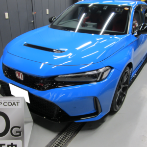 お客様：ひたちなか市　Ｍ様<br>車種名：ホンダ　シビックタイプＲ　<br>コース名：UPコート１０G