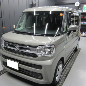 お客様：ひたちなか市　Ｔ様<br>車種名：スズキ　スペーシア　<br>コース名：UPコート７G