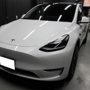 お客様：大洗町　Ｈ様<br>車種名：テスラ　モデルＹ　<br>コース名：UPコート１０G