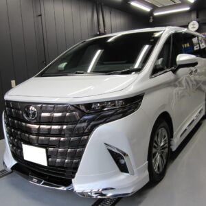お客様：ひたちなか市　M様<br>車種名：トヨタ　アルファード　<br>コース名：UPコート１０G